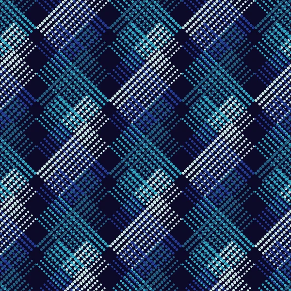 Varrat Nélküli Geometriai Mintázat Textúra Háromszög Pont Scribble Textúra Textil — Stock Vector
