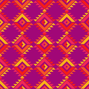 Etnik boho kusursuz desen. Kabile düzeni. Halk motifi. Tekstil uyumluluğu.