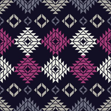 Etnik boho kusursuz desen. Kabile düzeni. Halk motifi. Tekstil uyumluluğu.