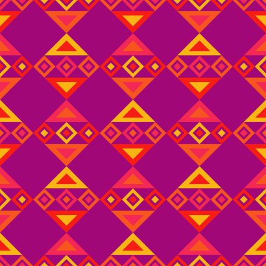 Kesintisiz geometrik desen. Kareler ve puantiyeli doku. Tekstil rapport.