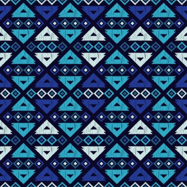 Etnik boho seamless modeli. Nakış kumaş üzerine. Kabile desen. Halk motif. Tekstil rapport.