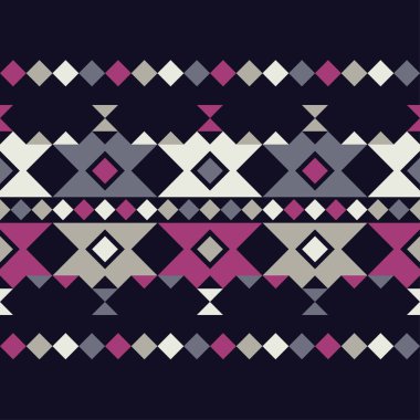 Etnik boho kusursuz desen. Kabile düzeni. Halk motifi. Tekstil uyumluluğu.