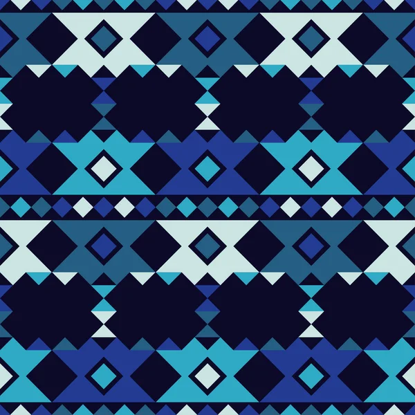 Etnický Boho Bezproblémový Vzor Kmenový Vzorec Lidový Motiv Textilní Spojení — Stockový vektor