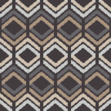 Kesintisiz geometrik desen. Doku kareler. Tekstil rapport.