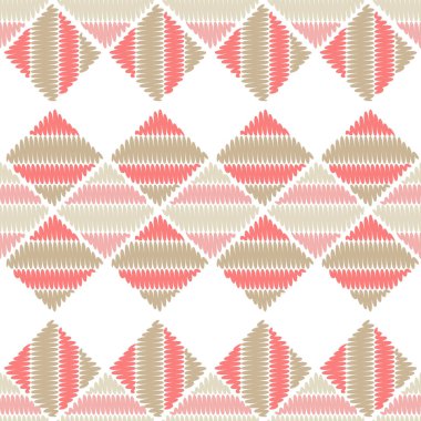 Kesintisiz geometrik desen. Doku kareler. Örme doku. Tekstil rapport.