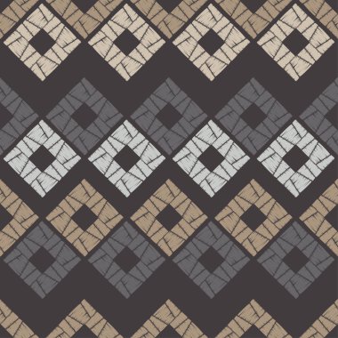 Kesintisiz geometrik desen. Doku kareler. Doku karalamak. Tekstil rapport.