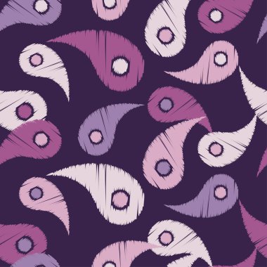 Etnik boho seamless modeli. Desenli süsleme. Nakış kumaş üzerine. Kabile desen. Halk motif. Tekstil rapport.