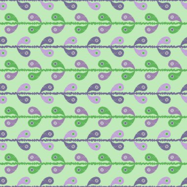 Etnik boho seamless modeli. Desenli süsleme. Nakış kumaş üzerine. Kabile desen. Halk motif. Tekstil rapport.