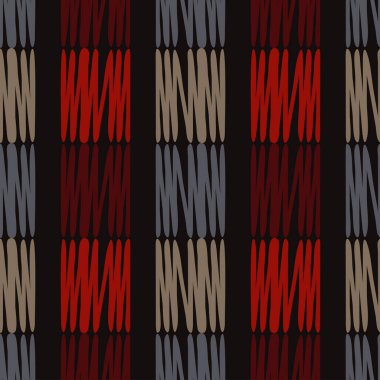 Kesintisiz geometrik desen. Çizgili ve dalgalı çizgiler doku. Doku karalamak. Tekstil rapport.