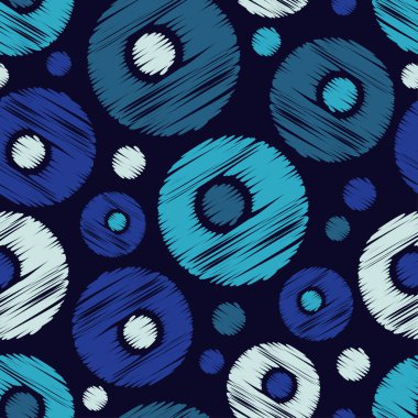 Polka dot seamless modeli. Renkli topları. Doku karalamak. extile uyum. 