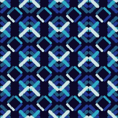 Etnik boho seamless modeli. Nakış kumaş üzerine. Halk motif. Tekstil rapport.