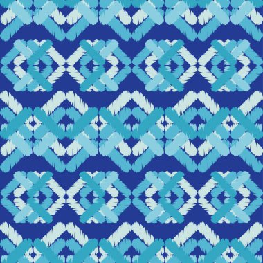 Etnik boho seamless modeli. Nakış kumaş üzerine. Halk motif. Tekstil rapport.