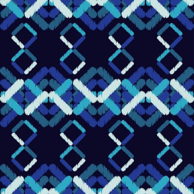 Etnik boho seamless modeli. Nakış kumaş üzerine. Halk motif. Tekstil rapport.