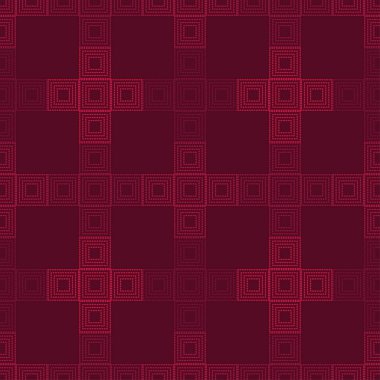 Kesintisiz geometrik desen. Doku kareler. Doku bırakır. Tekstil rapport.