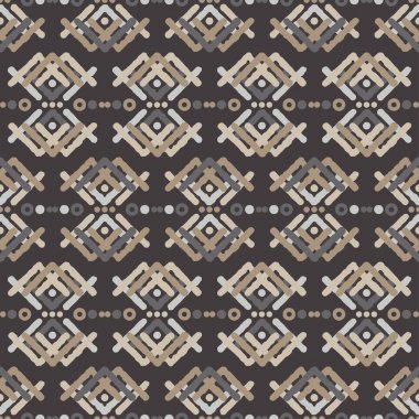 Etnik boho seamless modeli. Geleneksel süs. Geometrik arka plan. Halk motif. Tekstil rapport.