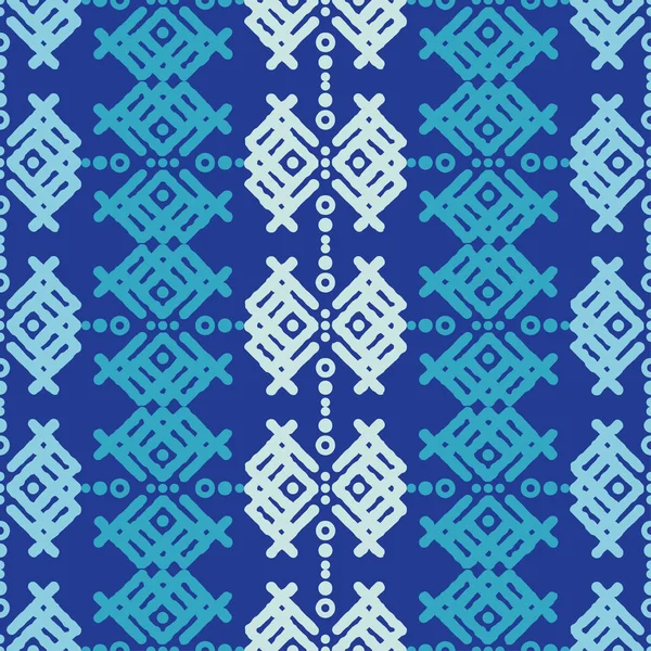 Modèle Sans Couture Boho Ethnique Ornement Traditionnel Fond Géométrique Motif — Image vectorielle