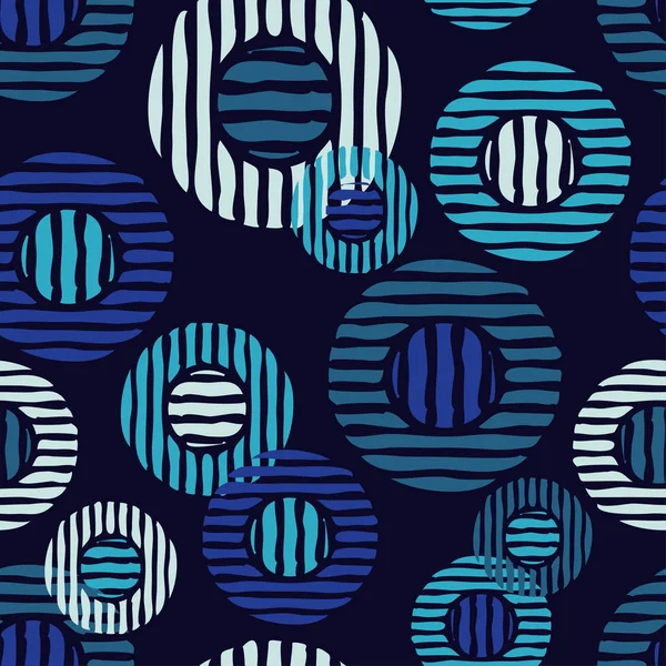 Modèle Sans Couture Pois Fond Géométrique Les Boules Colorées Texture — Image vectorielle