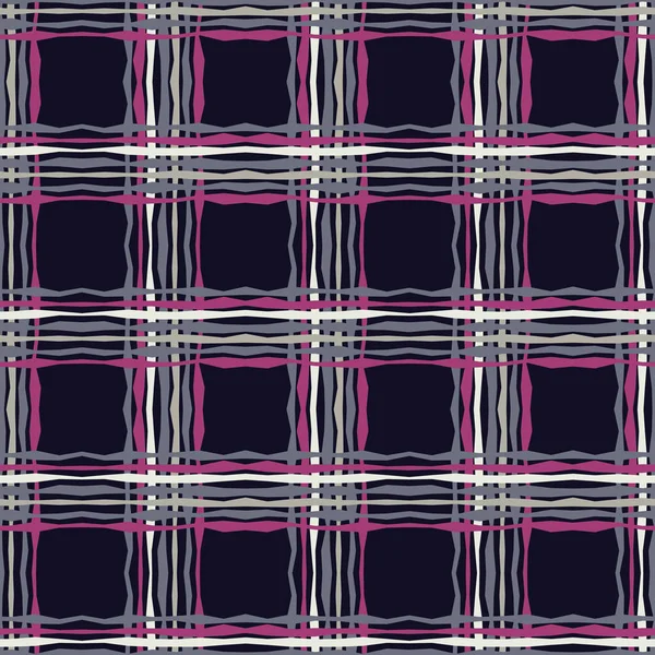 Бесшовный Геометрический Узор Текстура Фигурных Полос Текстильное Взаимопонимание — стоковый вектор