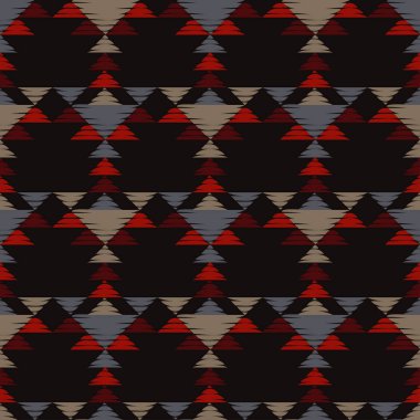 Etnik boho seamless modeli. Nakış kumaş üzerine. Kabile desen. Halk motif. Tekstil rapport.