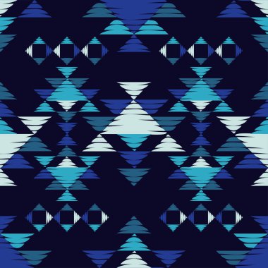 Etnik boho seamless modeli. Nakış kumaş üzerine. Kabile desen. Halk motif. Tekstil rapport.