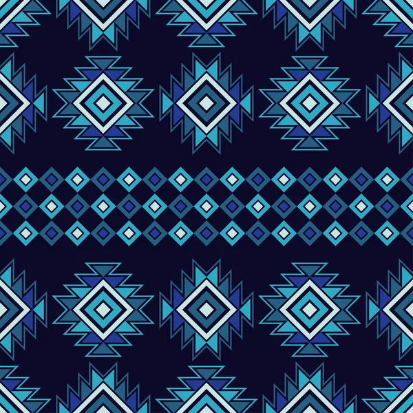 Ethnische Boho Nahtlose Muster Traditionelles Ornament Geometrischer Hintergrund Stammesmuster Volksmotiv — Stockvektor