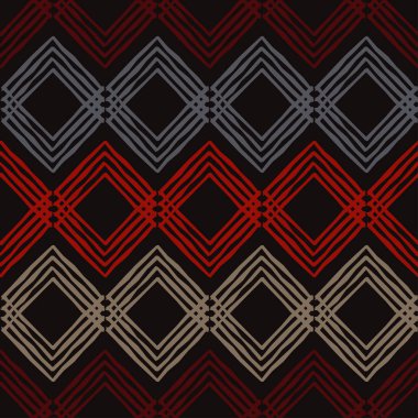 Kesintisiz geometrik desen. Şeritler doku. Doku karalamak. Tekstil rapport.