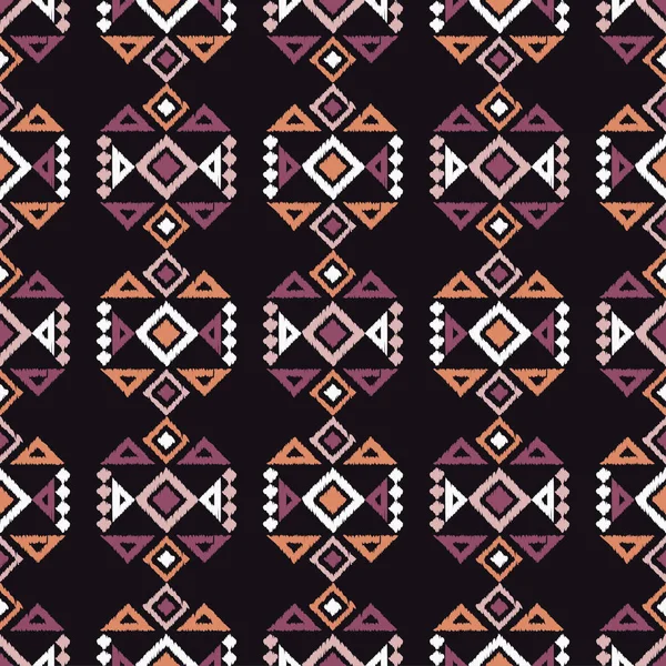 Boho 패턴입니다 전통적인 장식입니다 기하학적 배경입니다 패턴입니다 모티브입니다 — 스톡 벡터