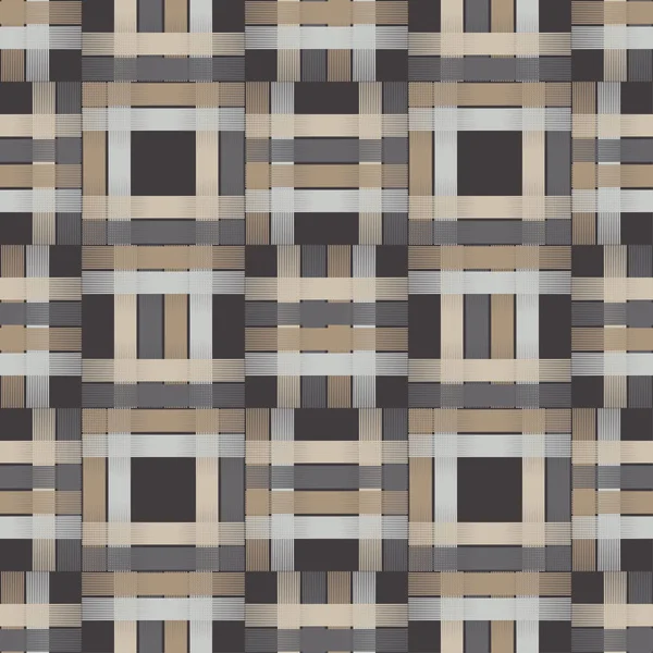 Naadloze Geometrische Patroon Textuur Van Strips Krabbel Textuur Textiel Rapport — Stockvector