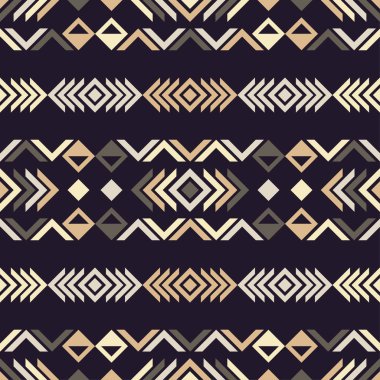 Etnik boho seamless modeli. Geleneksel süs. Geometrik arka plan. Kabile desen. Halk motif. Tekstil rapport.