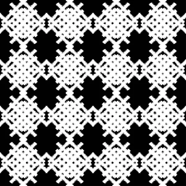 Sömlös Geometriska Mönster Texturen Rhombus Klotter Textur Textil Rapport — Stock vektor