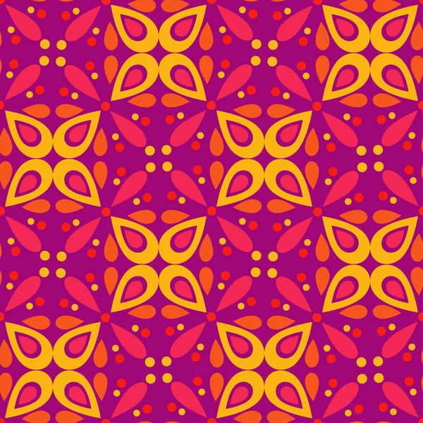 Нежный Цветочный Узор Цветы Фон Декоративный Цветочный Орнамент Текстильное Взаимопонимание — стоковый вектор