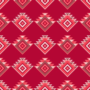 Etnik boho seamless modeli. Geleneksel süs. Geometrik arka plan. Kabile desen. Halk motif. Tekstil rapport.