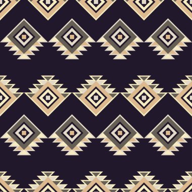 Etnik boho seamless modeli. Geleneksel süs. Geometrik arka plan. Kabile desen. Halk motif. Tekstil rapport.