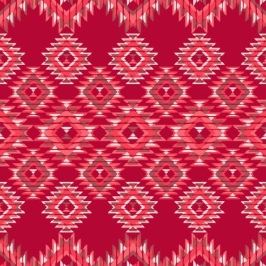 Etnik boho seamless modeli. Geleneksel süs. Geometrik arka plan. Kabile desen. Halk motif. Tekstil rapport.