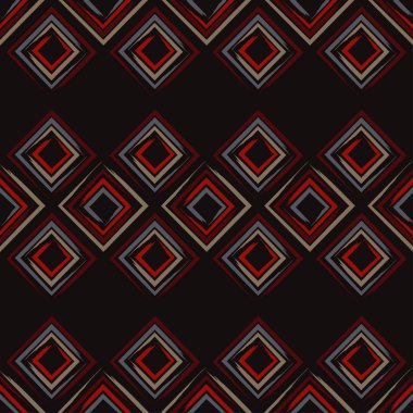 Kesintisiz geometrik desen. Rhombus doku. Çalışmaları. Doku karalamak. Tekstil rapport.