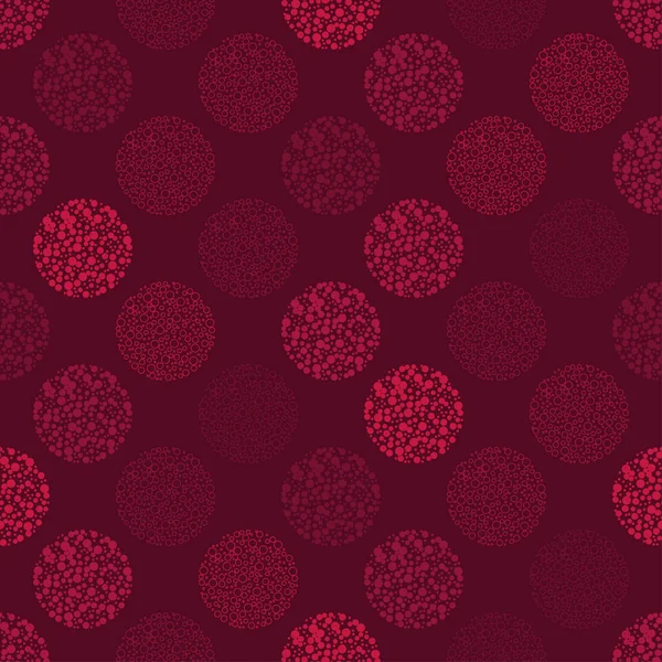 Polka Dot Seamless Pola Latar Belakang Geometrik Tekstur Tetes Dan - Stok Vektor