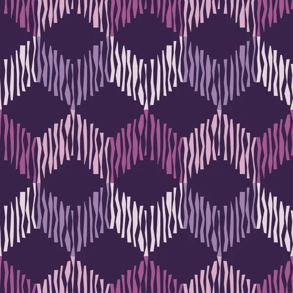 Kesintisiz Geometrik Desen Zigzag Doku Doku Karalamak Tekstil Rapport — Stok Vektör