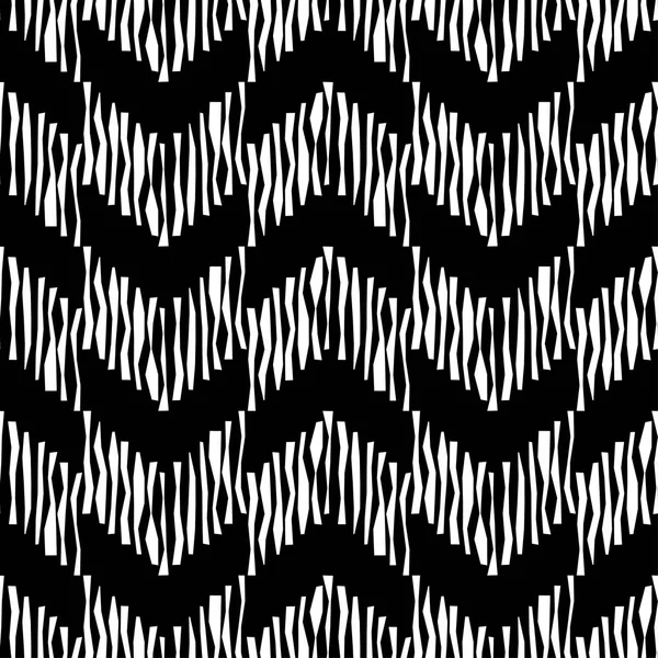 Бесшовный Геометрический Узор Текстура Зигзага Скриббл Текстура Текстильное Взаимопонимание — стоковый вектор
