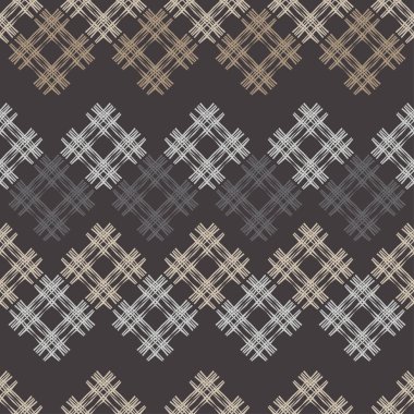 Kesintisiz geometrik desen. Şeritler doku. Doku karalamak. Tekstil rapport.