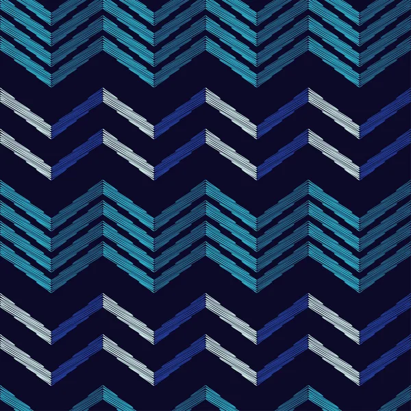 Dikişsiz Soyut Geometrik Desen Zigzag Doku Doku Karalamak Tekstil Rapport — Stok Vektör