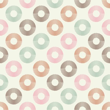 Polka dot seamless modeli. Geometrik arka plan. Renkli topları. Doku karalamak. extile uyum. 