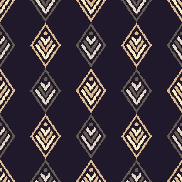 Ethnische Boho Nahtlose Muster Traditionelles Ornament Geometrischer Hintergrund Volksmotiv Textilbeziehung — Stockvektor