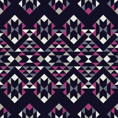 Etnik boho seamless modeli. Geleneksel süs. Geometrik arka plan. Kabile desen. Halk motif. Tekstil rapport.