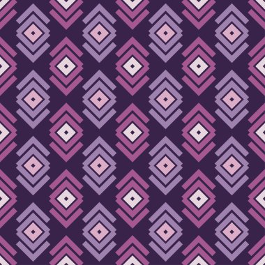 Dikişsiz soyut geometrik desen. Rhombus doku. Tekstil rapport.