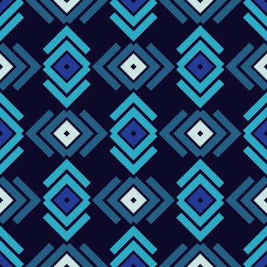 Dikişsiz soyut geometrik desen. Rhombus doku. Tekstil rapport.