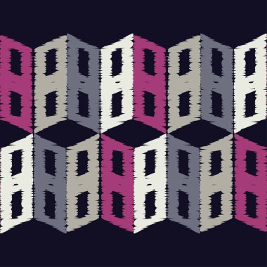 Dikişsiz soyut geometrik desen. Dikdörtgenlerin doku. Doku karalamak. Tekstil rapport.