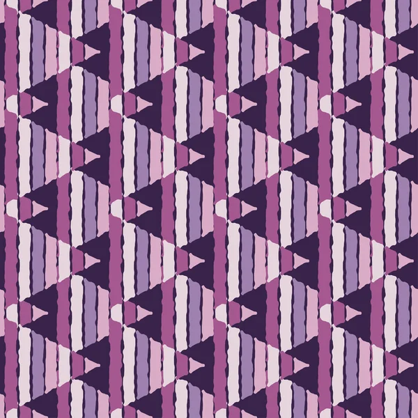 Naadloze Abstracte Geometrische Patroon Het Patroon Van Strepen Driehoeken Krabbel — Stockvector