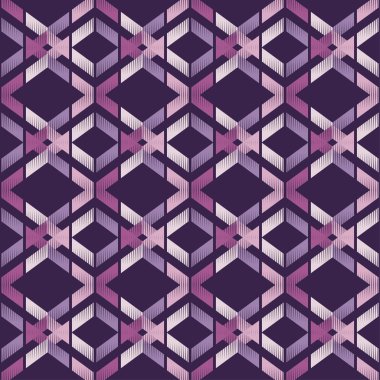 Dikişsiz soyut geometrik desen. Çizgili ve zigzag doku. Doku karalamak. Tekstil rapport.