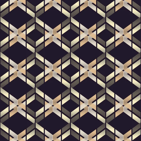 Modèle Géométrique Abstrait Sans Couture Texture Rayures Losange Texture Griffonner — Image vectorielle