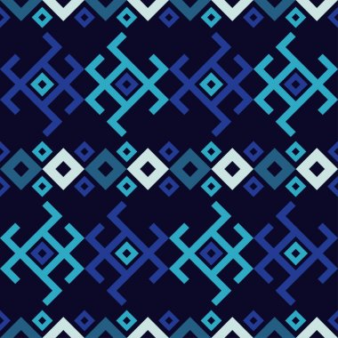 Etnik boho seamless modeli. Geleneksel süs. Geometrik arka plan. Kabile desen. Halk motif. Tekstil rapport.